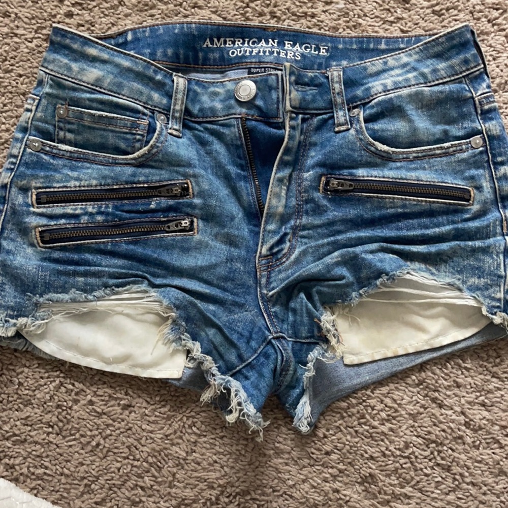 American Eagle Super Stretch Jean Shorts
